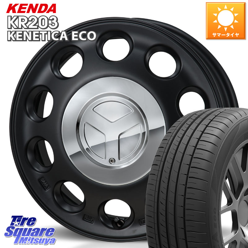 KENDA ケンダ KENETICA ECO KR203 サマータイヤ 155/55R14MONZA PIEDINO ピエディーノ 14インチ 14X4.5J 45 4穴 100 オッティ OTTI 日産 ザッツ|タイヤスクエアミツヤ