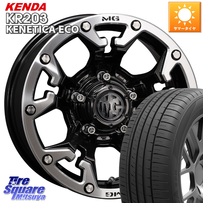 KENDA ケンダ KENETICA ECO KR203 サマータイヤ 215/65R16CRIMSON クリムソン GOLEM インセット-5 ゴーレム 16インチ 16X6.0J 0 5穴 139.7 ジムニー専用(要オーバーフェンダー等) ジムニ&minus;シエラ/ノマド(カスタム) AZオフロード カスタムサイズ｜タイヤスクエアミツヤ 98,538円