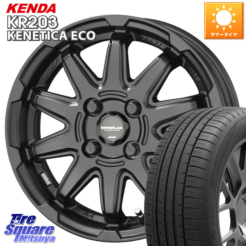 KYOHO 【欠品次回4月末】キョウホウ CIRCLAR サーキュラー C10S JWL-T適合品 14インチ 14 X 4.5J +45 4穴 100 KENDA ケンダ KENETICA ECO KR203 サマータイヤ 155/55R14