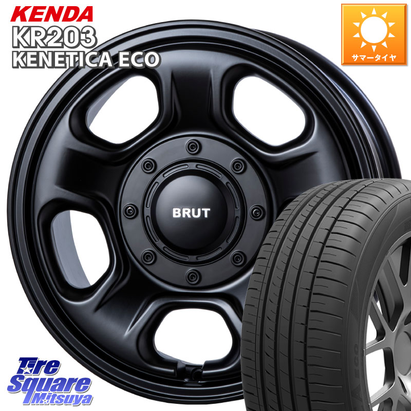 BRUT ブルート BR-33 BR33 ホイール 16インチ 16 X 6.5J +30 5穴 114.3 KENDA ケンダ KENETICA ECO KR203 サマータイヤ 205/65R16 10系アルファード