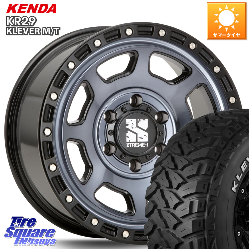 KENDA ケンダ KR29 KLEVER MT M/T アウトラインホワイトレター サマータイヤ 265/70R17MLJ XJ07 XTREME-J 6H IND エクストリームJ 17インチ 17X8.0J 20 6穴 139.7 ランドクルーザーFJ トライトン 4Runner Tacoma ランドクルーザー プラド カスタムサイズ FJクルーザー|タイヤスクエアミツヤ