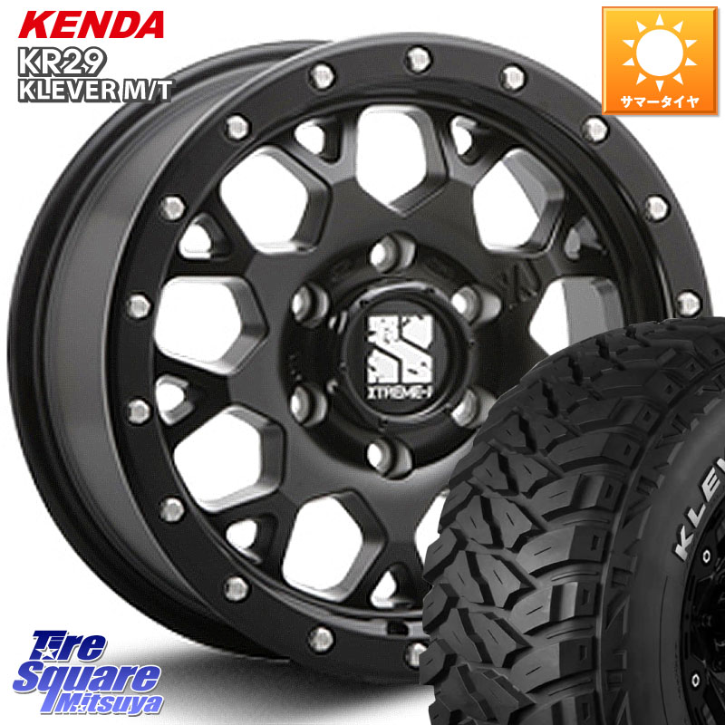 KENDA ケンダ KR29 KLEVER MT M/T アウトラインホワイトレター サマータイヤ 265/70R17MLJ XJ04 XTREME-J エクストリームJ ホイール 17インチ 17X8.0J 20 6穴 139.7 ランドクルーザーFJ トライトン 4Runner Tacoma ランドクルーザー プラド カスタムサイズ FJクルーザ|タイヤスクエアミツヤ