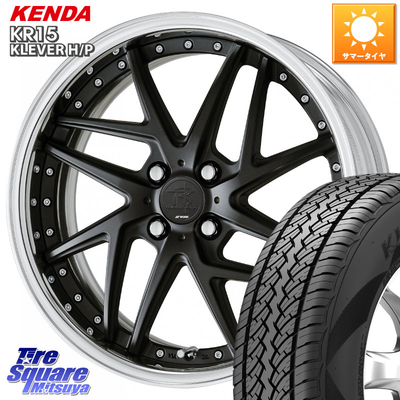 WORK RIZALTADO MESH2 A Disk 16インチ 2ピース 16 X 6.5J +40 4穴 100 KENDA ケンダ KR15 KLEVER HP H/P サマータイヤ 215/70R16