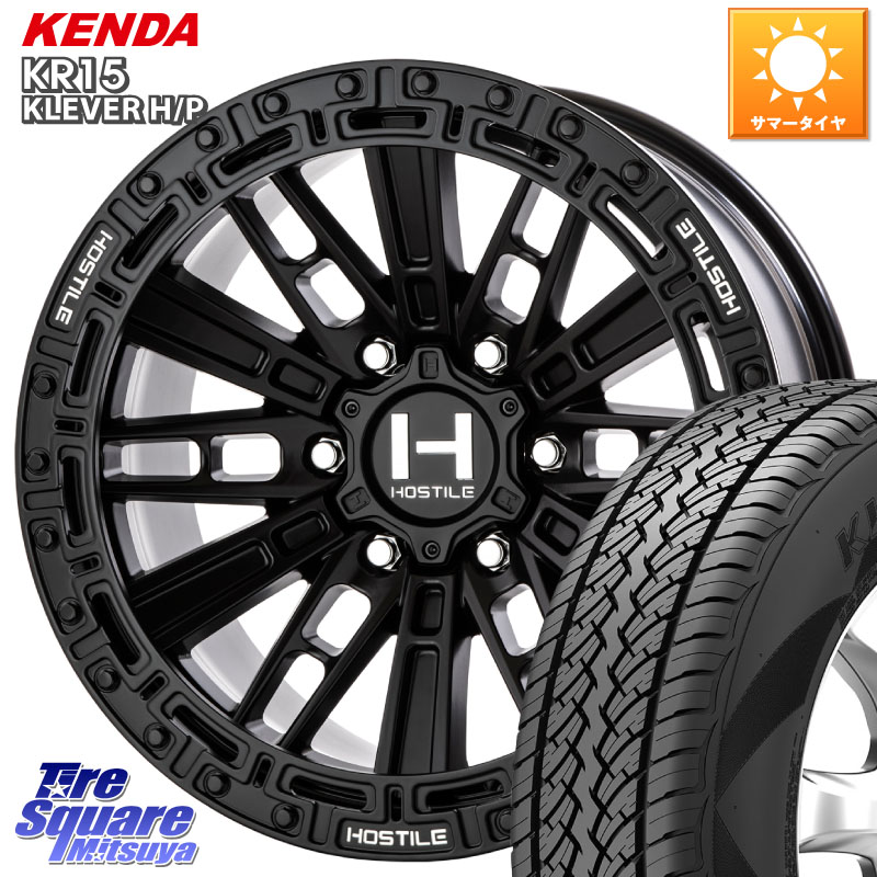 KENDA ケンダ KR15 KLEVER HP H/P サマータイヤ 265/65R17HOSTILE H129 MOJAVE モハベ ASP ホイール 17インチ 17X9.0J 0 6穴 139.7 トライトン ランドクルーザー プラド カスタムサイズ|タイヤスクエアミツヤ