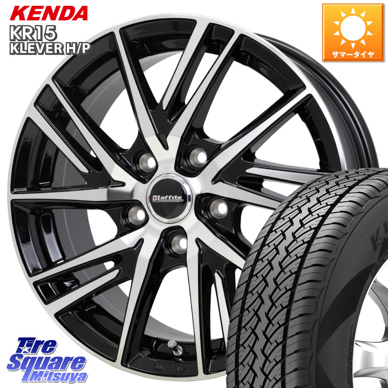 HotStuff ラフィット LW06-2 LW-06-2 ホイール 16インチ 16 X 6.5J +48 5穴 100 KENDA ケンダ KR15 KLEVER HP H/P サマータイヤ 215/70R16 GT系スバルXV