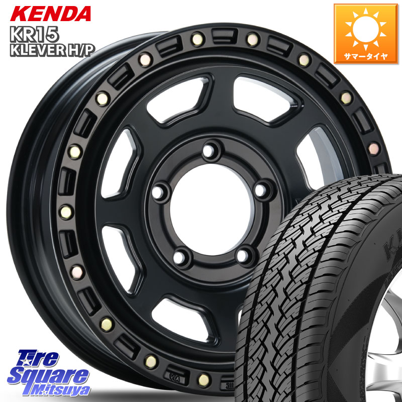 MLJ XJ07 XTREME-J BK JIMNY エクストリームJ ホイール 16インチ 16 X 5.5J +20 5穴 139.7 KENDA ケンダ KR15 KLEVER HP H/P サマータイヤ 215/70R16 ジムニー専用(要オーバーフェンダー等)