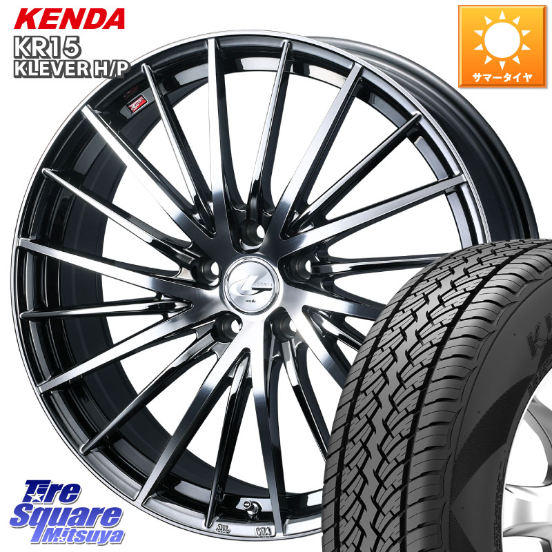WEDS LEONIS FR レオニス FR ホイール 16インチ 16 X 6.5J +47 5穴 114.3 KENDA ケンダ KR15 KLEVER HP H/P サマータイヤ 215/70R16 SK系フォレスター