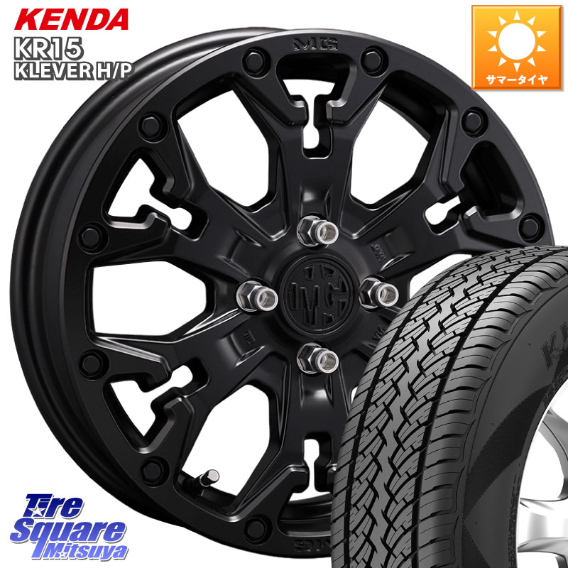 CRIMSON MG GOLEM Jr ホイール 16インチ 16 X 6.0J +38 4穴 100 KENDA ケンダ KR15 KLEVER HP H/P サマータイヤ 215/70R16