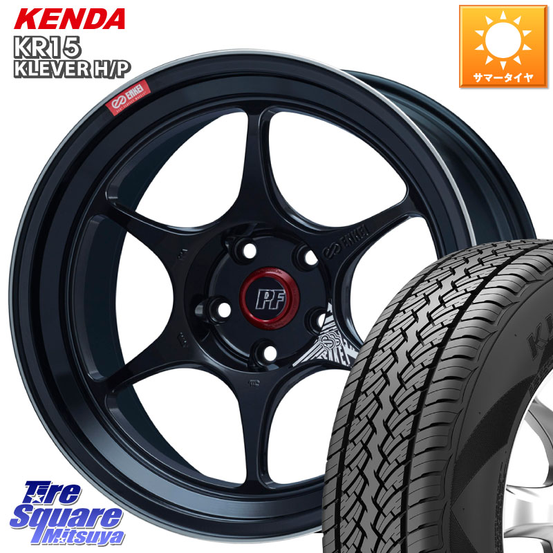 ENKEI エンケイ PerformanceLine PF06 BK ホイール 16インチ 16 X 6.5J +38 5穴 100 KENDA ケンダ KR15 KLEVER HP H/P サマータイヤ 215/70R16