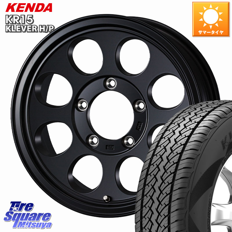 WEDS JIMLINE TYPE2 ※インセット-5 ホイール 16インチ ジムライン 16 X 6.0J(JB74) +0 5穴 139.7 KENDA ケンダ KR15 KLEVER HP H/P サマータイヤ 215/70R16 ジムニ－シエラ・ノマド