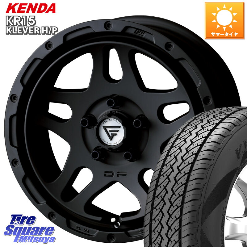 DELTA FORCE OVERLANDER オーバーランダー デリカD5専用 ホイール 16インチ 16 X 7.0J +35 5穴 114.3 KENDA ケンダ KR15 KLEVER HP H/P サマータイヤ 215/70R16 デリカD:5