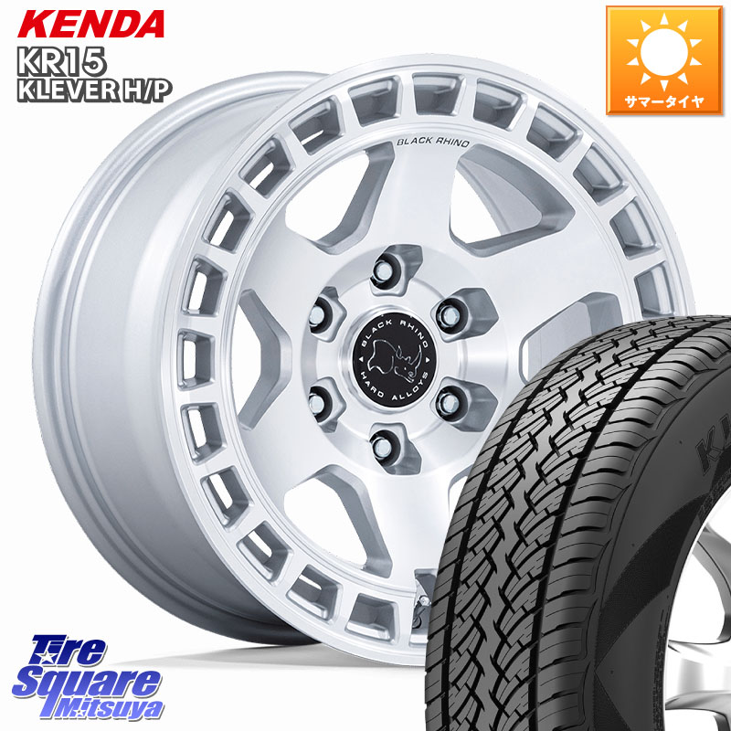 KENDA ケンダ KLEVER KR15 HP H/P サマータイヤ 265/65R17BLACK RHINO BAHARI バハリ ホイール 17インチ ブラックライノ 17X8.5J 25 6穴 139.7 GUN226ハイラックス 150系プラド トライトンGSR ハイラックス HILUX｜タイヤスクエアミツヤ 125,705円