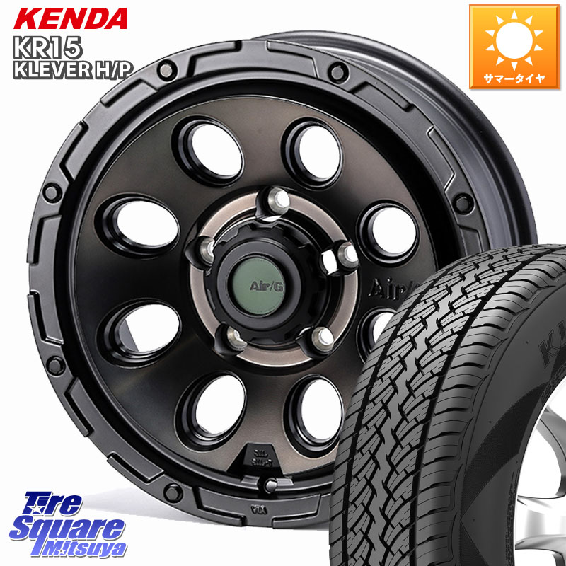 4X4エンジニアリング Air/G Massive ホイール 16インチ 16 X 6.0J +0 5穴 139.7 KENDA ケンダ KR15 KLEVER HP H/P サマータイヤ 215/70R16 ジムニー専用(要オーバーフェンダー等) ジムニ－シエラ・ノマド(カスタム)