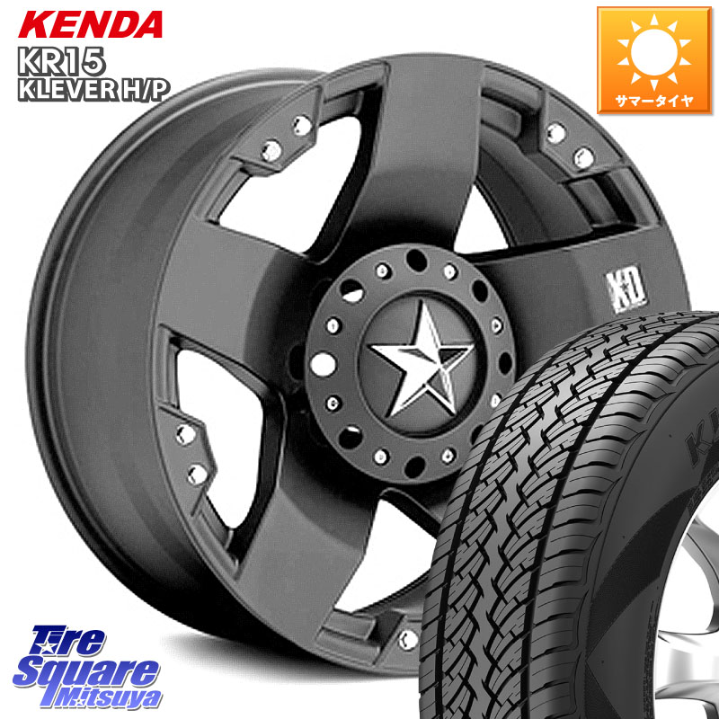 KMC XD775ROCKSTAR ホイール 17インチ ロックスター 17 X 8.0J +10 6穴 139.7 KENDA ケンダ KLEVER KR15 HP H/P SALE● サマータイヤ 265/65R17