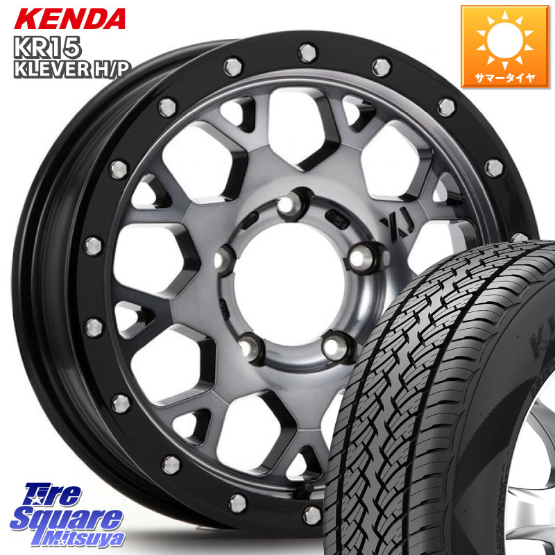 MLJ XJ04 XTREME-J エクストリームJ ホイール 16インチ 16 X 5.5J +22 5穴 139.7 KENDA ケンダ KR15 KLEVER HP H/P サマータイヤ 215/70R16 ジムニー専用(要オーバーフェンダー等)