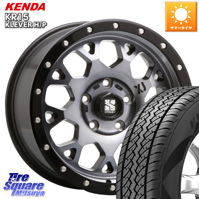 MLJ XJ04 XTREME-J エクストリームJ ホイール 16インチ 16 X 7.0J +35 5穴 114.3 KENDA ケンダ KR15 KLEVER HP H/P サマータイヤ 215/70R16 デリカD:5
