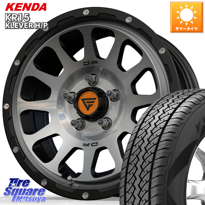 DELTA FORCE デルタフォース オーバル デリカD5専用 ホイール 16インチ 16 X 7.0J +42 5穴 114.3 KENDA ケンダ KR15 KLEVER HP H/P サマータイヤ 215/70R16 デリカD:5