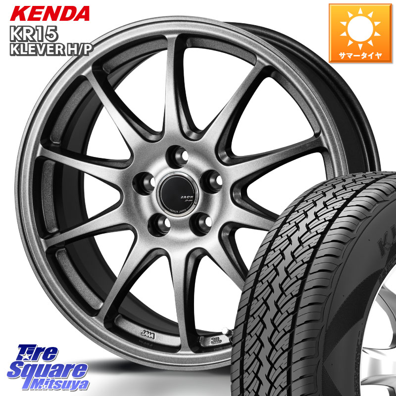 Japan三陽 ZACK JP202 ホイール 4本 16インチ 16 X 6.5J +45 5穴 114.3 KENDA ケンダ KR15 KLEVER HP H/P サマータイヤ 215/70R16 SK系フォレスター