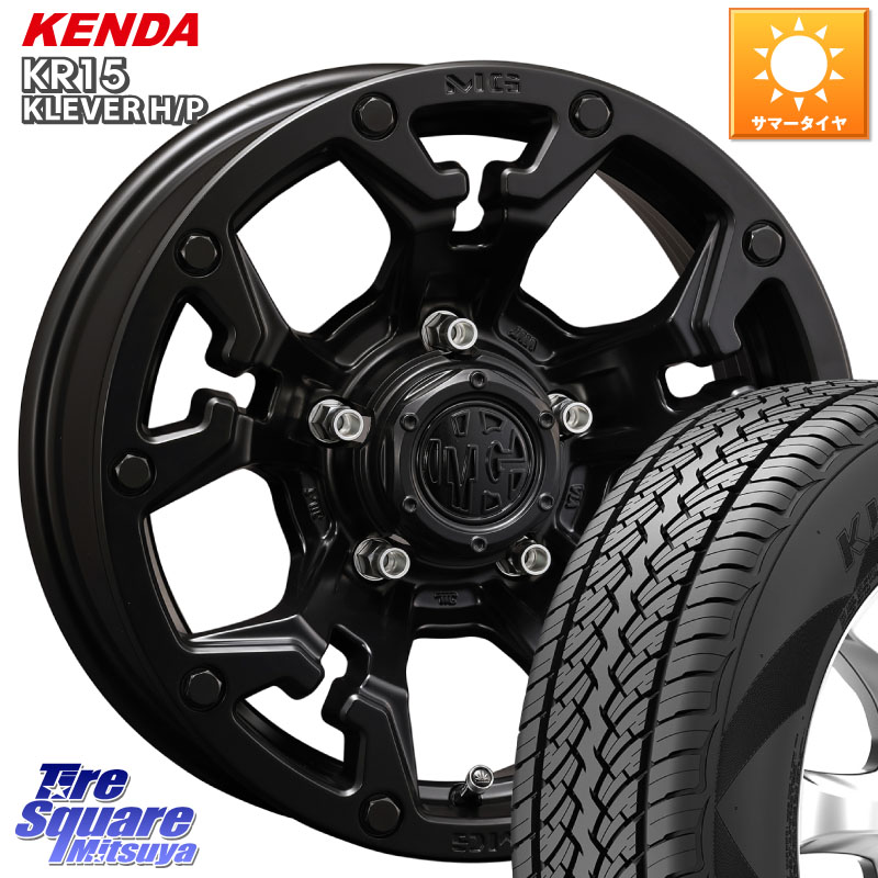 CRIMSON クリムソン GOLEM インセット-5 ゴーレム 16インチ 16 X 6.0J(JB74) +0 5穴 139.7 KENDA ケンダ KR15 KLEVER HP H/P サマータイヤ 215/70R16 ジムニ－シエラ・ノマド