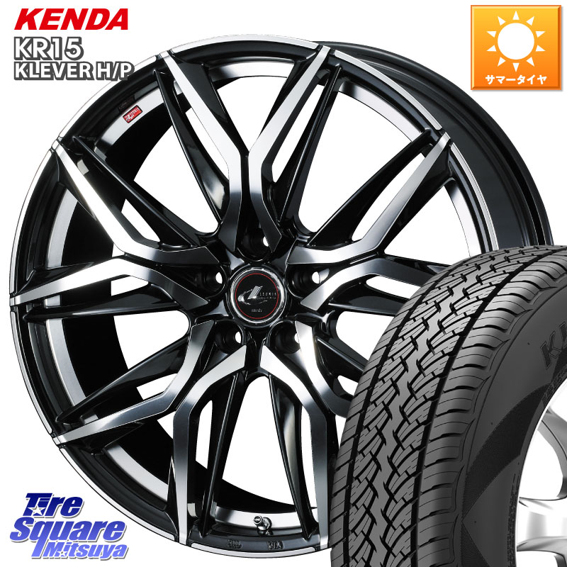 WEDS 【欠品次回05月上旬】 41099 レオニス LEONIS LM ホイール 16インチ 16 X 6.5J +42 5穴 100 KENDA ケンダ KR15 KLEVER HP H/P サマータイヤ 215/70R16 79,888円