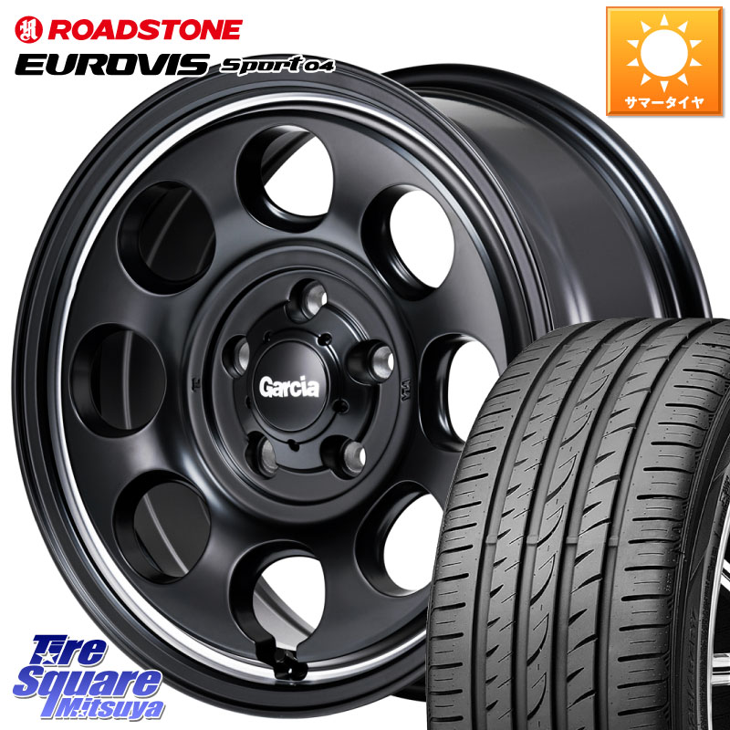 ROADSTONE ロードストーン EUROVIS sport 04 サマータイヤ 195/55R16MANARAY MID Garcia Palm8 ガルシア パーム8 ホイール 16インチ 16X7.0J 40 5穴 114.3｜タイヤスクエアミツヤ