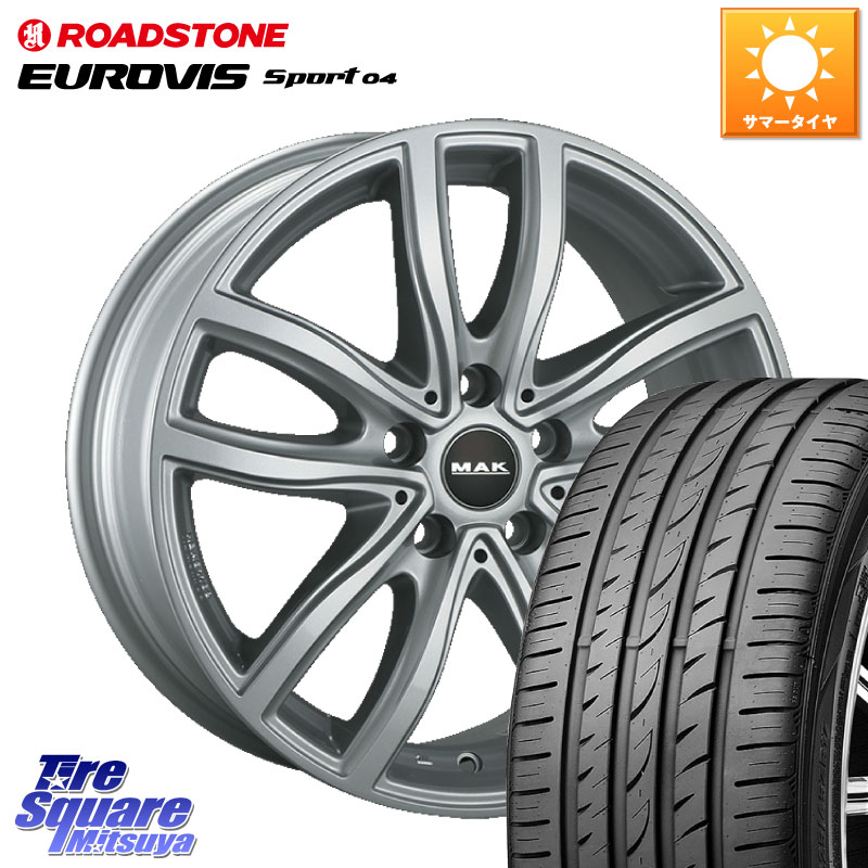 阿部商会 MAK FAHR ホイール 18インチ 18 X 7.5J(BMW F44) +51 5穴 112 ROADSTONE ロードストーン EUROVIS sport 04 サマータイヤ 225/40R18 BMW 2シリーズ F44