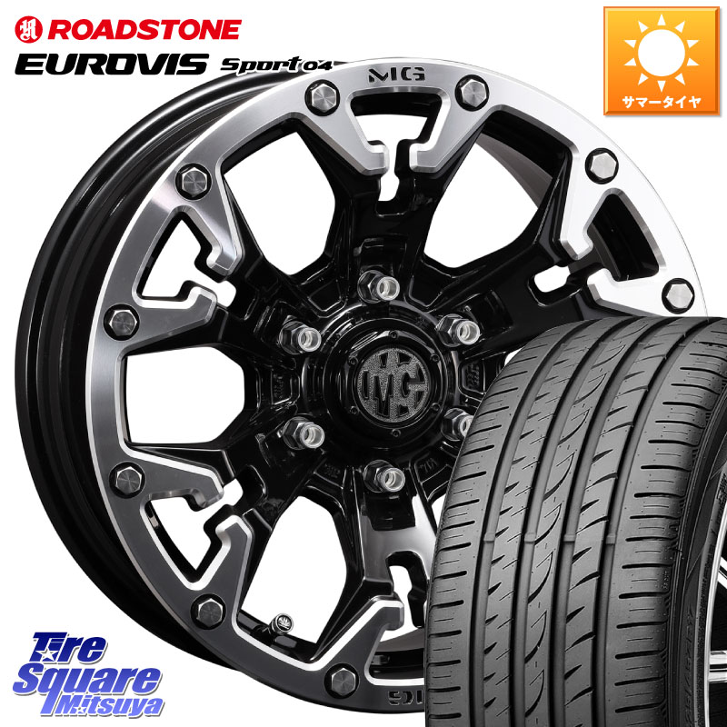 CRIMSON クリムソン GOLEM ゴーレム 17インチ 17 X 7.0J +32 5穴 114.3 ROADSTONE ロードストーン EUROVIS sport 04 サマータイヤ 215/55R17
