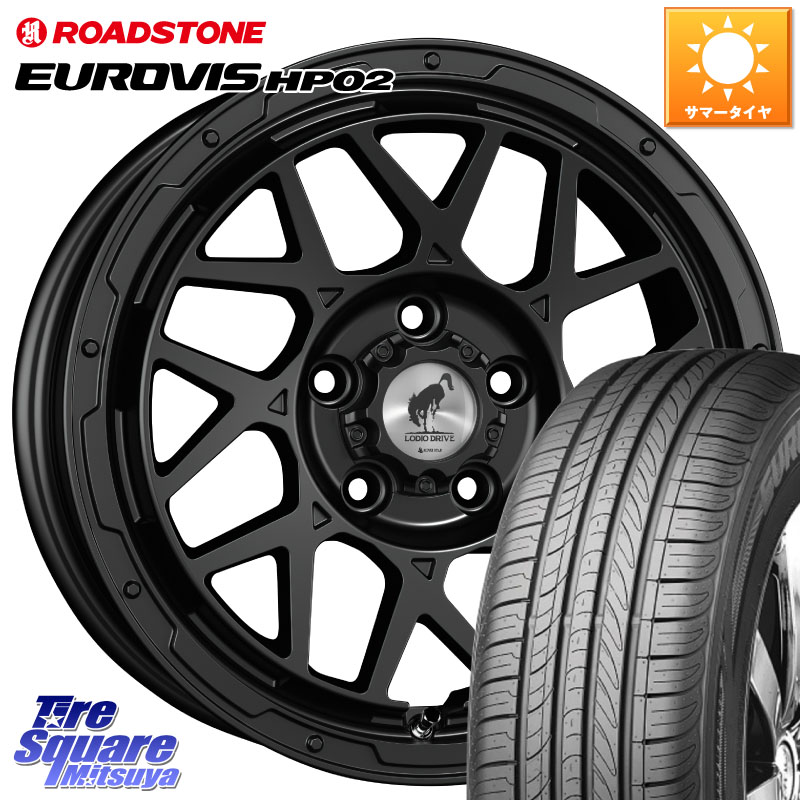 ROADSTONE ロードストーン EUROVIS HP02 サマータイヤ 215/60R16SUPER STAR LODIO DRIVE ロディオドライブ 8M MONO モノ 16X7.0J 42 5穴 114.3 ジューク JUKE 日産 マークXジオ エスティマ スカイラインセダン 日産 クラウンロイヤル クラウンハイブリッド クラウンハ|タイヤスクエアミツヤ