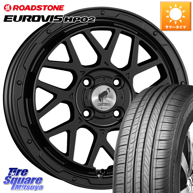ROADSTONE ロードストーン EUROVIS HP02 サマータイヤ 215/65R16SUPER STAR LODIO DRIVE ロディオドライブ 8M MONO モノ 16インチ 16X6.0J 42 4穴 100 ロッキー ガソリン車 4穴 ライズ ガソリン車 4穴|タイヤスクエアミツヤ
