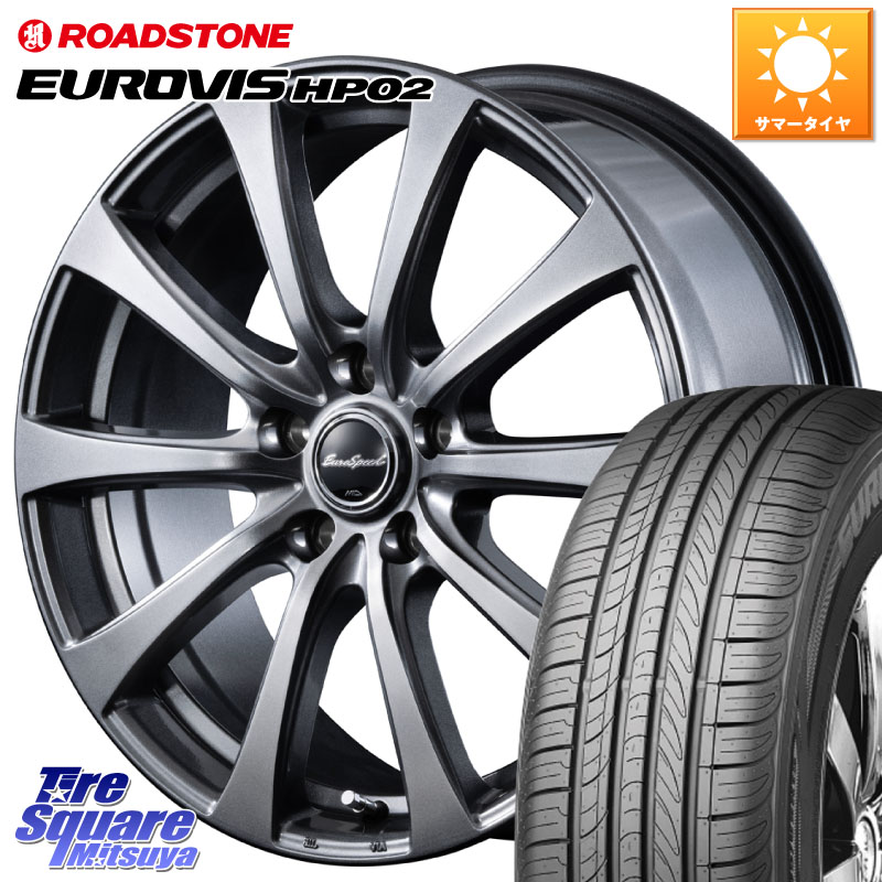MANARAY MID EuroSpeed G10 ホイール 15インチ 15 X 6.0J +45 5穴 100 ROADSTONE ロードストーン EUROVIS HP02 サマータイヤ 185/60R15 170系シエンタ