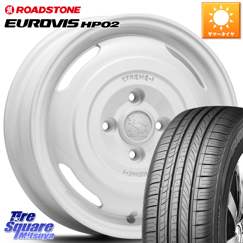 ROADSTONE ロードストーン EUROVIS HP02 サマータイヤ 165/65R14MLJ JOURNEY ジャーニー XTREME-J エクストリームJ ホイール 14インチ 14X4.5J 43 4穴 100 キャスト[アクティバ] ピクシスジョイ[Cグレード] ハイゼットアゲトラCustom車用※軽自動車専用ホイール※ デリ｜タイヤスクエアミツヤ 56,755円