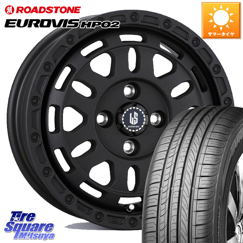 ROADSTONE ロードストーン EUROVIS HP02 サマータイヤ 165/55R15阿部商会 LA STRADA DISCOVER ホイール 15インチ 15X4.5J 45 4穴 100 デリカミニ2WD タント スペーシア サクラ R1 R2 ルークス ROOX 日産 デイズ デイズルークス 日産 コペン ワゴンR等ハイト系 アルト系|タイヤスクエアミツヤ