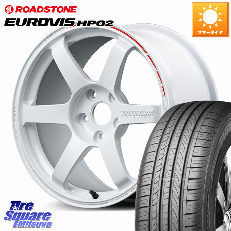 ROADSTONE ロードストーン EUROVIS HP02 サマータイヤ 225/60R17RAYS 【欠品次回3~4月】 TE37 SAGA S-plus TIME ATTACK EDITION VOLK RACING 鍛造 ホイール 17インチ 17X7.5J(M14B) 45 5穴 114.3 レクサスLBX|タイヤスクエアミツヤ