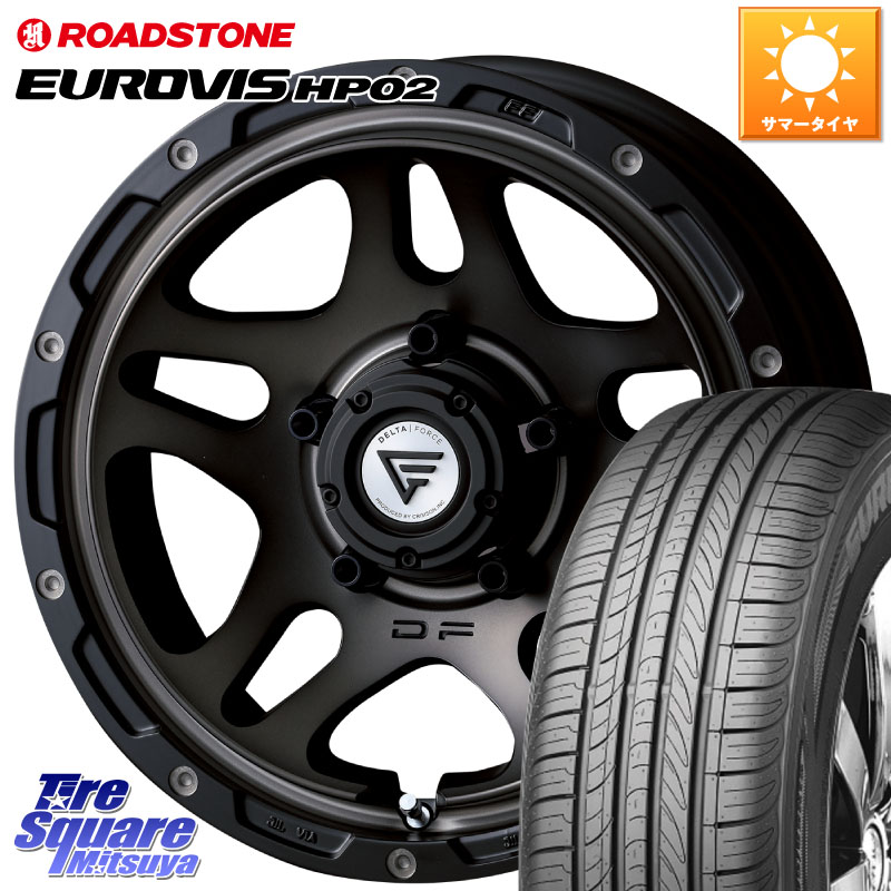 ROADSTONE ロードストーン EUROVIS HP02 サマータイヤ 215/65R16DELTA FORCE OVERLANDER ジムニーシエラ専用 ※インセット-5 ホイール 16インチ 16X6.0J 0 5穴 139.7 ジムニー専用(要オーバーフェンダー等) ジムニ&minus;シエラ/ノマド(カスタム) AZオフロード カスタムサイ｜タイヤスクエアミツヤ 103,205円