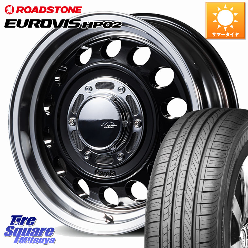 ROADSTONE ロードストーン EUROVIS HP02 サマータイヤ 215/65R16MANARAY MID GARCIA CISCO Type2 ホイール 16インチ 16X5.5J 20 5穴 139.7 ジムニー専用(要オーバーフェンダー等) AZオフロード カスタムサイズ|タイヤスクエアミツヤ