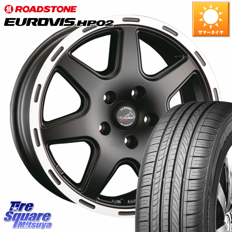 阿部商会 TIRADO CROSS ホイール 17インチ 17 X 7.0J(US) +35 5穴 110 ROADSTONE ロードストーン EUROVIS HP02 サマータイヤ 225/60R17 クライスラー ジープコンパス M624系 クライスラー Jeep Cherokee チェロキー KL系