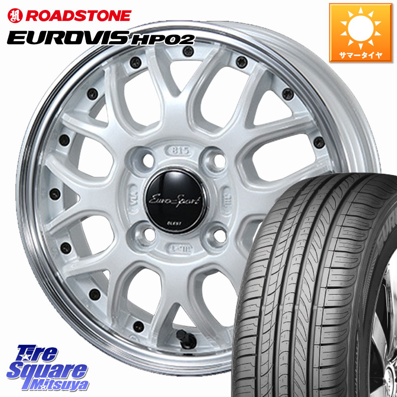 BLEST EuroSport Type815 軽自動車専用 ホイール 16インチ 16 X 5.0J +45 4穴 100 ROADSTONE ロードストーン EUROVIS HP02 サマータイヤ 175/60R16