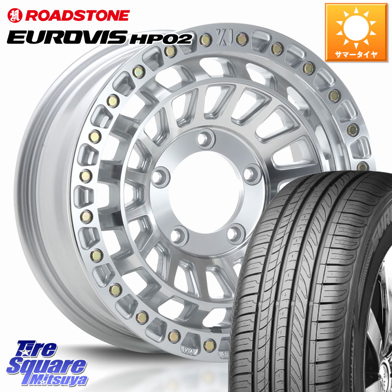MLJ XJ08 XTREME-J ホイール 16インチ 16 X 5.5J +20 5穴 139.7 ROADSTONE ロードストーン EUROVIS HP02 サマータイヤ 215/65R16 ジムニー専用(要オーバーフェンダー等)