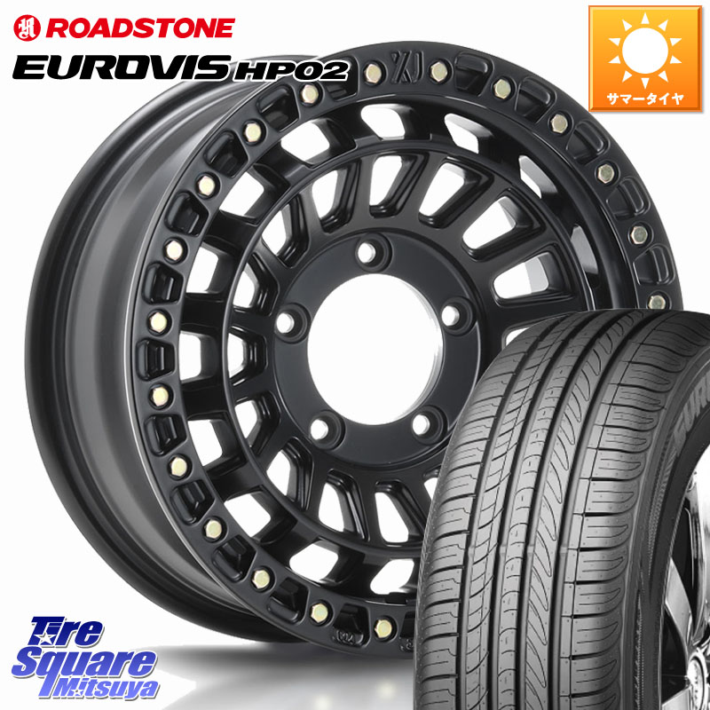 ROADSTONE ロードストーン EUROVIS HP02 サマータイヤ 215/65R16MLJ XJ08 XTREME-J ホイール 16インチ 16X5.5J 20 5穴 139.7 ジムニー専用(要オーバーフェンダー等) AZオフロード カスタムサイズ|タイヤスクエアミツヤ
