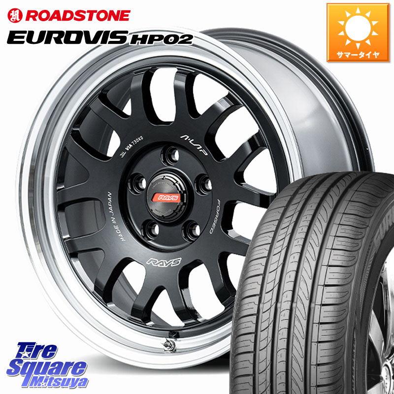 RAYS 【欠品次回要問合せ】 A LAP-07X 鍛造 ホイール 17インチ 17 X 8.0J +35 5穴 114.3 ROADSTONE ロードストーン EUROVIS HP02 サマータイヤ 225/60R17 30系アルファード 30系ヴェルファイア