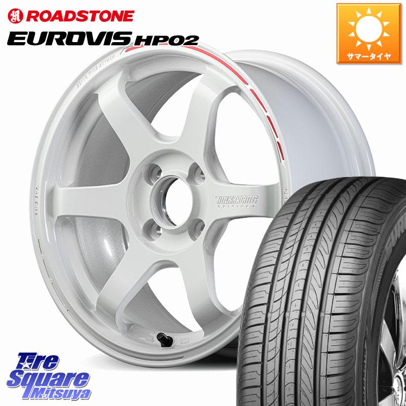 ROADSTONE ロードストーン EUROVIS HP02 サマータイヤ 165/65R15RAYS 【欠品次回10~11月】 TE37 SONIC TIME ATTACK EDITION 軽自動車専用 鍛造 ホイール 15インチ 15X5.0J 44 4穴 100 Mx27/37/47Sソリオ・MB37SデリカD2 MAx6S系ソリオ デリカ ミニ DELICA MINI デリカD|タイヤスクエアミツヤ