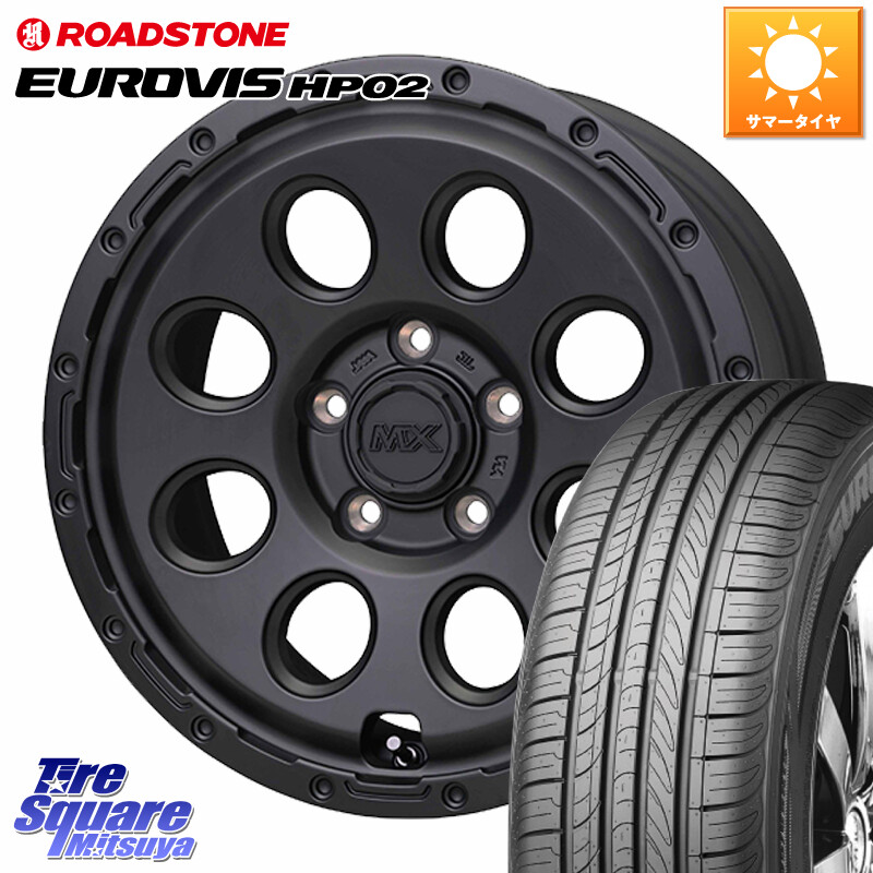 ROADSTONE ロードストーン EUROVIS HP02 サマータイヤ 225/60R17HotStuff MAD CROSS RECON マッドクロス リーコン ホイール 17インチ 17X7.0J 50 5穴 114.3 E52エルグランド ZR-V クロストレック レイバック SK系フォレスター|タイヤスクエアミツヤ