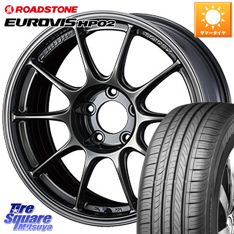 ROADSTONE ロードストーン EUROVIS HP02 サマータイヤ 205/60R16WEDS WedsSport TC-105X TC105X ウェッズ スポーツ ホイール 16インチ 16X7.0J 48 5穴 100 エクシーガ｜タイヤスクエアミツヤ 106,775円