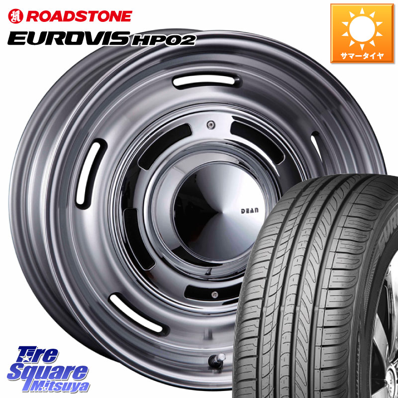 CRIMSON ディーン クロスカントリー グレー 16インチ 16 X 6.5J +32 5穴 114.3 ROADSTONE ロードストーン EUROVIS HP02 サマータイヤ 205/55R16