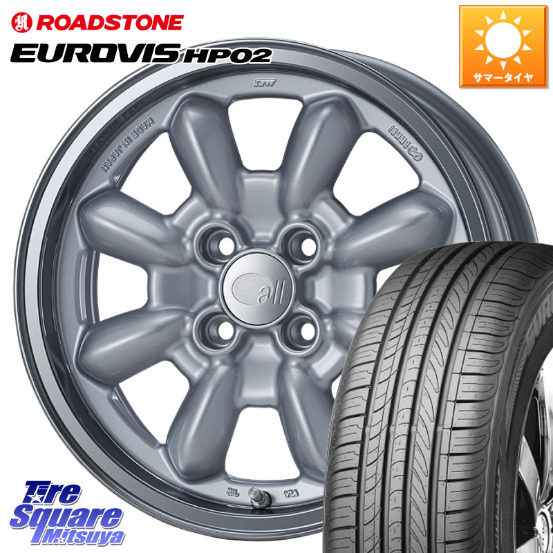 ENKEI エンケイ ALL EIGHTEEN Classical Spoke 15インチ 15 X 6.0J +38 4穴 100 ROADSTONE ロードストーン EUROVIS HP02 サマータイヤ 185/60R15 アクア ヤリス 130系ヴィッツ