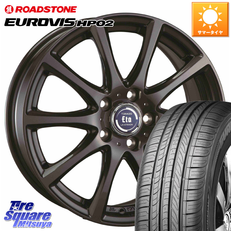 阿部商会 イータ 平座仕様 ティラード(トヨタ車専用) 17 X 7.0J +38 5穴 114.3 ROADSTONE ロードストーン EUROVIS HP02 サマータイヤ 225/60R17 30系アルファード 30系ヴェルファイア