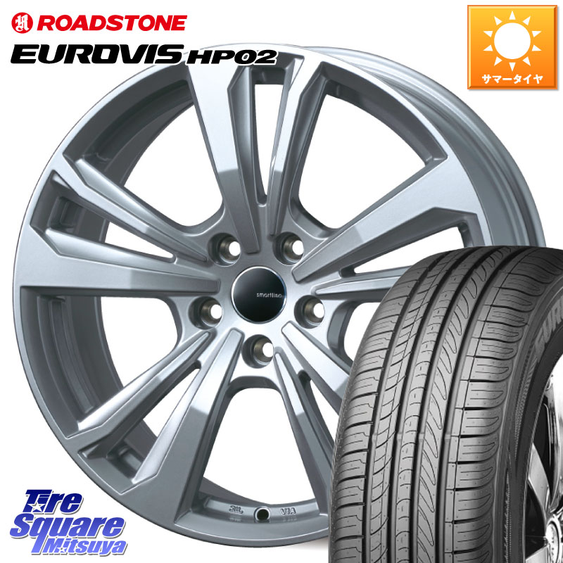 ROADSTONE ロードストーン EUROVIS HP02 サマータイヤ 215/65R16TARGA smartline365 スマートライン 16X6.5J(DS33 D34) 28 4穴 108 シトロエン DS3 クロスバック D34系|タイヤスクエアミツヤ
