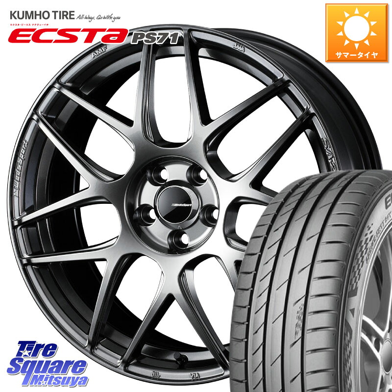 WEDS 74216 SA-27R PSB ウェッズ スポーツ ホイール 18インチ 18 X 7.5J +35 5穴 114.3 KUMHO ECSTA PS71 エクスタ サマータイヤ 235/50R18 30系アルファード 30系ヴェルファイア 20系アルファード