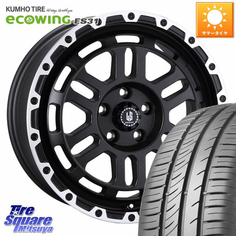 KUMHO ecoWING ES31 エコウィング サマータイヤ 215/65R16阿部商会 LA STRADA DISCOVER ホイール 16インチ 16X7.0J 40 5穴 114.3 C-HR カローラクロス 20系アルファード エルグランド 日産 エクストレイル X-TRAIL 日産 ヴェルファイアハイブリッド ヴェルファイア ア｜タイヤスクエアミツヤ