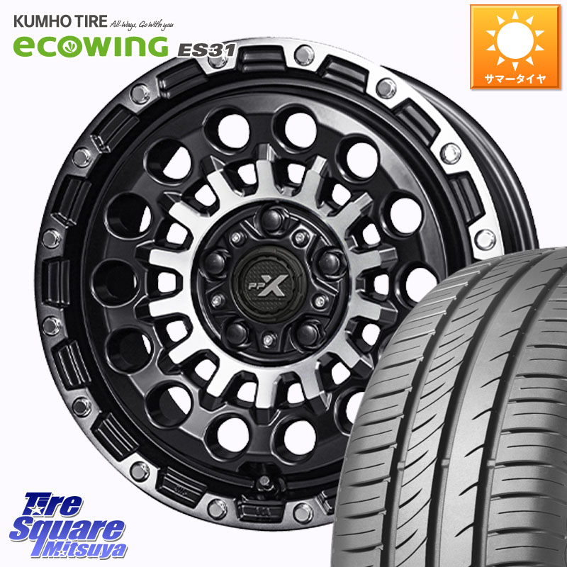 KYOHO PPX GX14 ホイール 16インチ 16 X 7.0J +35 5穴 114.3 KUMHO ecoWING ES31 エコウィング サマータイヤ 215/65R16 30系ヴェルファイア 20系アルファード